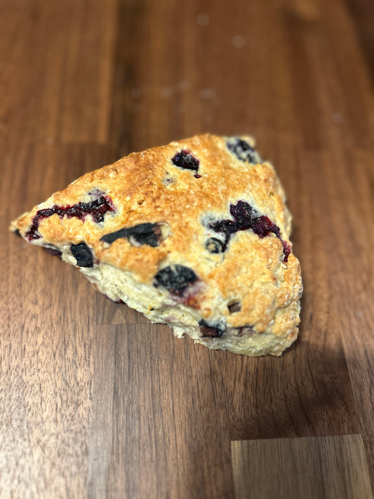 Lemon and Blueberry Scone