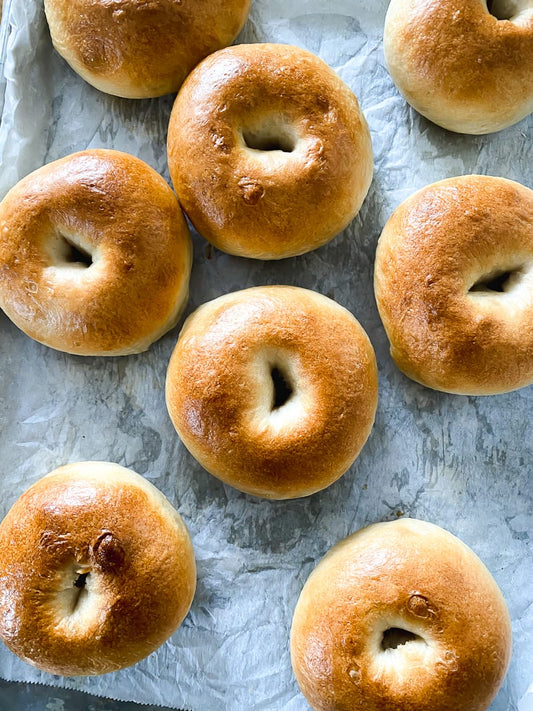 Plain Sourdough Bagel