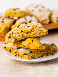 Pumpkin & Chocolate Chip Sourdough Scone