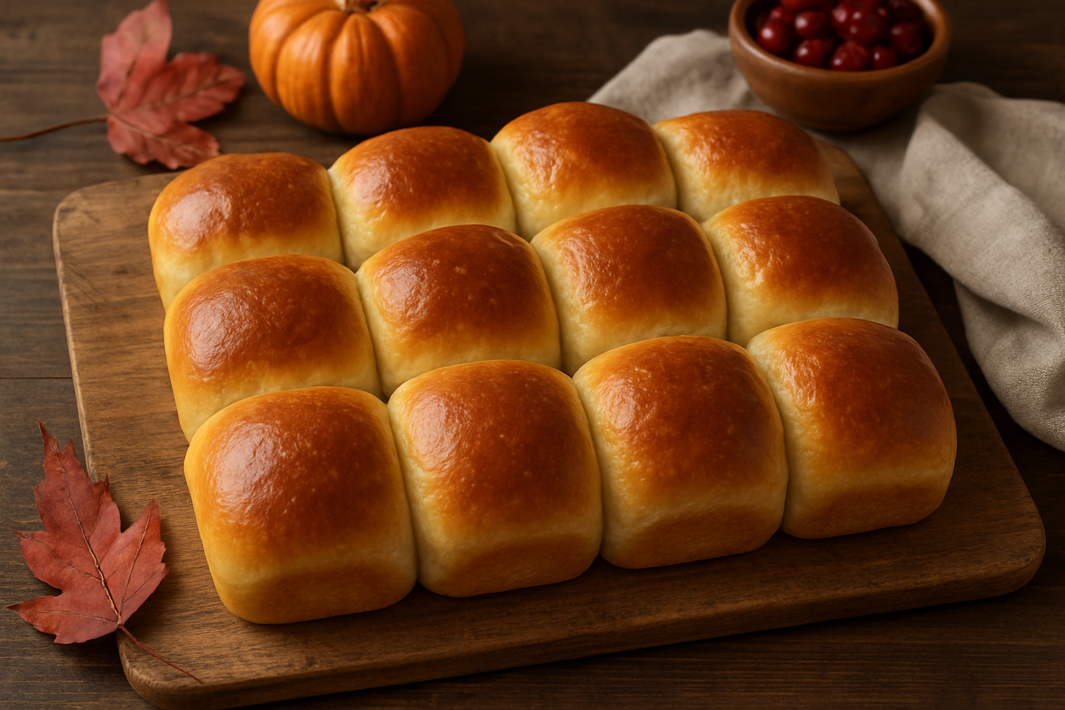 Soft Sourdough Dinner Rolls