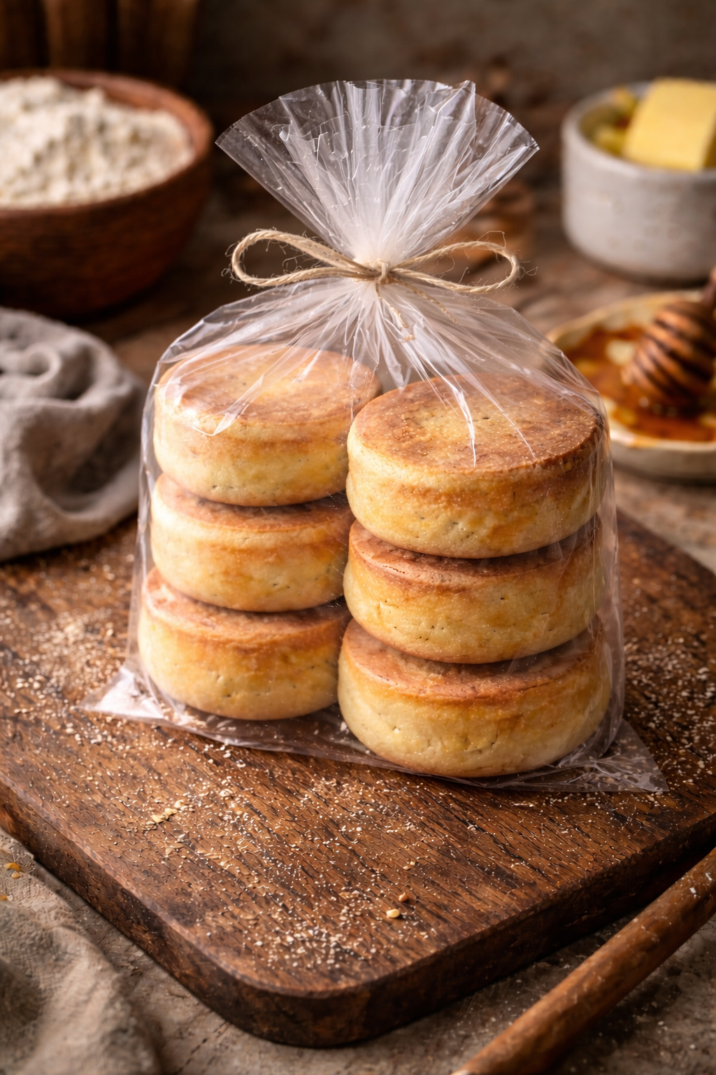 Sourdough English Muffins